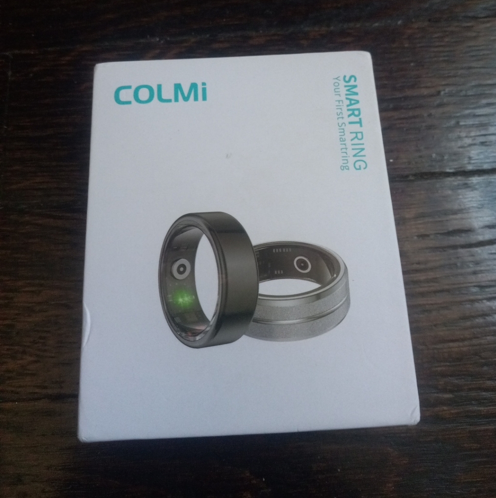 Used Colmi R02 Smart Ring – Size 9, Color Gold – Health & Fitness Tracker